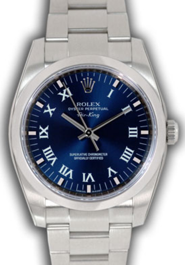 Pre-Owned Steel Rolex Oyster Perpetual Air King 114200